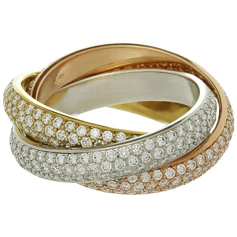 cartier 3 in 1 ring|cartier trident ring.